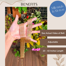 Load image into Gallery viewer, Gold Chain Waist Belt