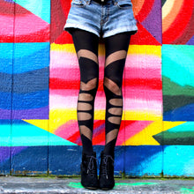 Load image into Gallery viewer, Cyberpunk Apocalyptic Tights

