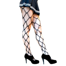 Load image into Gallery viewer, Criss Cross Fishnet Tights