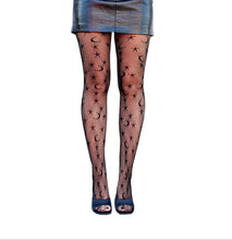 Load image into Gallery viewer, Stars & Moons Fishnet Tights