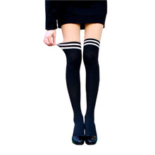 Load image into Gallery viewer, Faux Thigh High Tights Kawaii