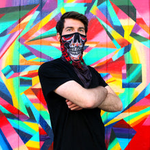 Load image into Gallery viewer, Skull Neck Gaiter with Ear Loops