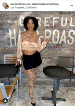 Load image into Gallery viewer, Nude Floral Fairycore Tights