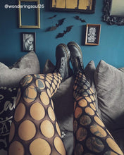 Load image into Gallery viewer, Pothole Goth Fishnet Tights