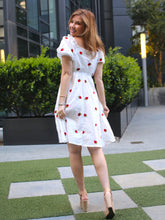 Load image into Gallery viewer, The Strawberry Milkmaid Dress
