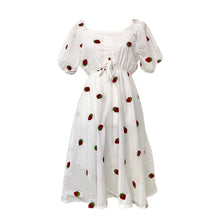 Load image into Gallery viewer, The Strawberry Milkmaid Dress