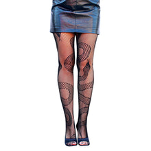 Load image into Gallery viewer, Snake Fishnet Tights
