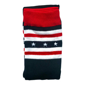 American Flag Thigh High Socks