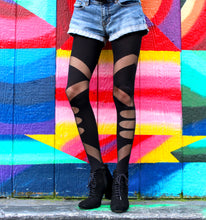 Load image into Gallery viewer, Cyberpunk Apocalyptic Tights

