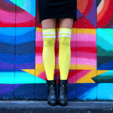 Load image into Gallery viewer, Yellow Knee High Socks
