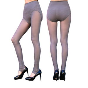 Fake Translucent Tights with Butt Lifter