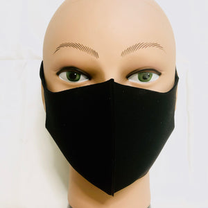 Stretchy Black Face Masks (2 Pack)