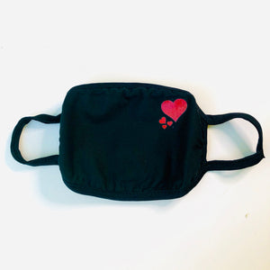 Heart Face Mask with Love Design