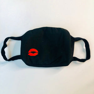 Lips Face Mask with Kiss Design