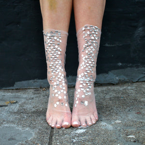 Fairycore Mermaid Sparkle Socks