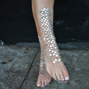 Fairycore Mermaid Sparkle Socks