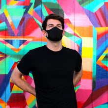 Load image into Gallery viewer, Stretchy Black Face Masks (2 Pack)
