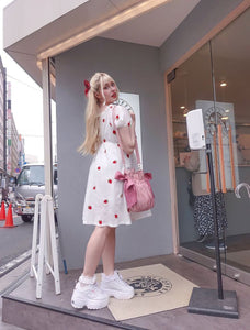 The Strawberry Milkmaid Dress