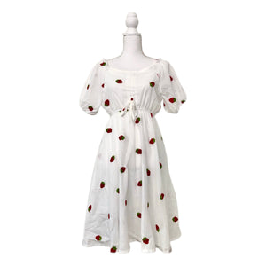 The Strawberry Milkmaid Dress