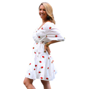 The Strawberry Wrap Dress