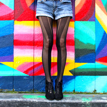 Load image into Gallery viewer, Striped Gothic Alt Tights
