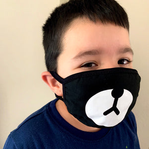 Bear Face Mask with Animal Design
